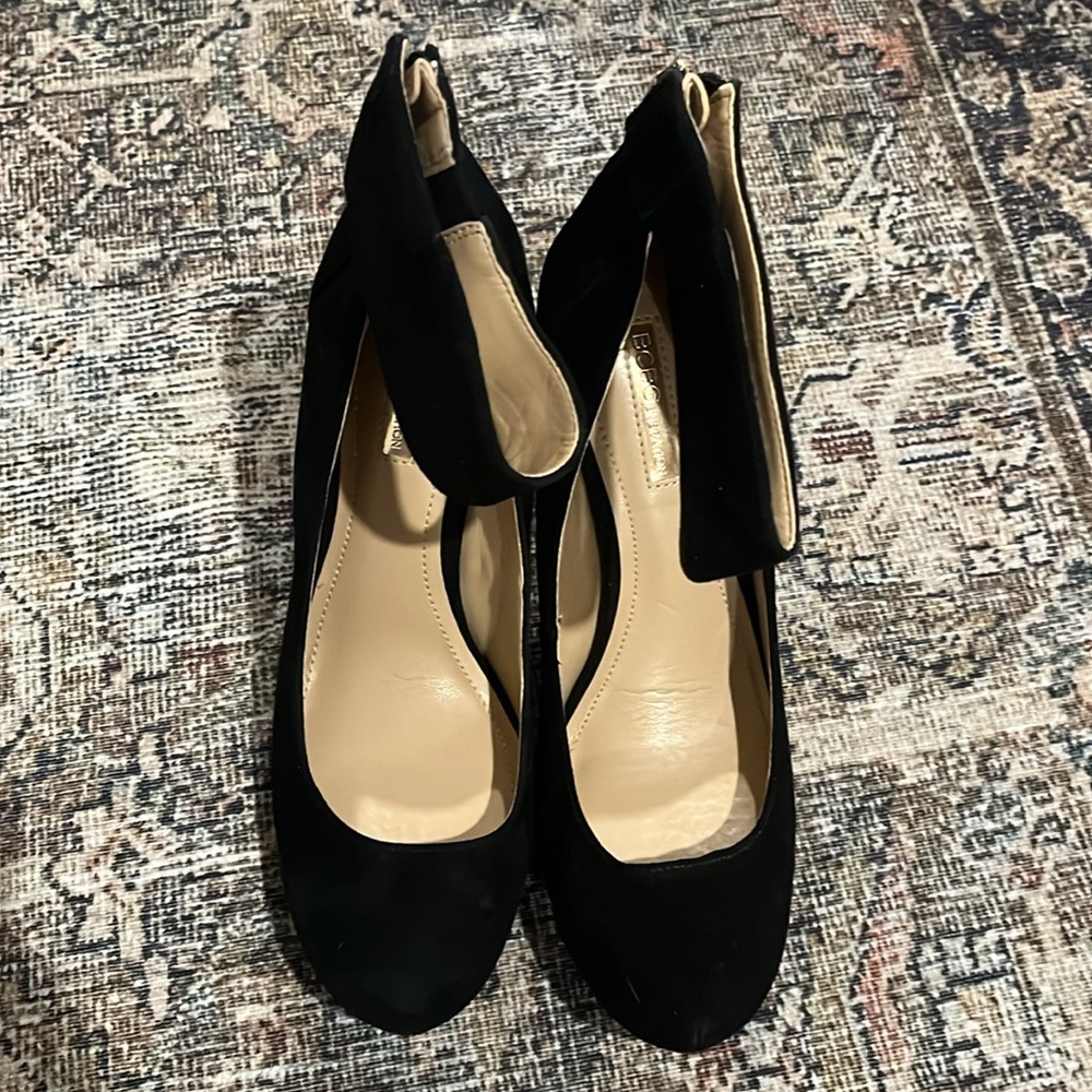 Never Worn. Bcbgeneration Platform Suede Ankle St… - image 6